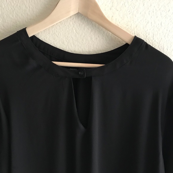 Torrid | Black Key Hole Front Blouse - Picture 3 of 6